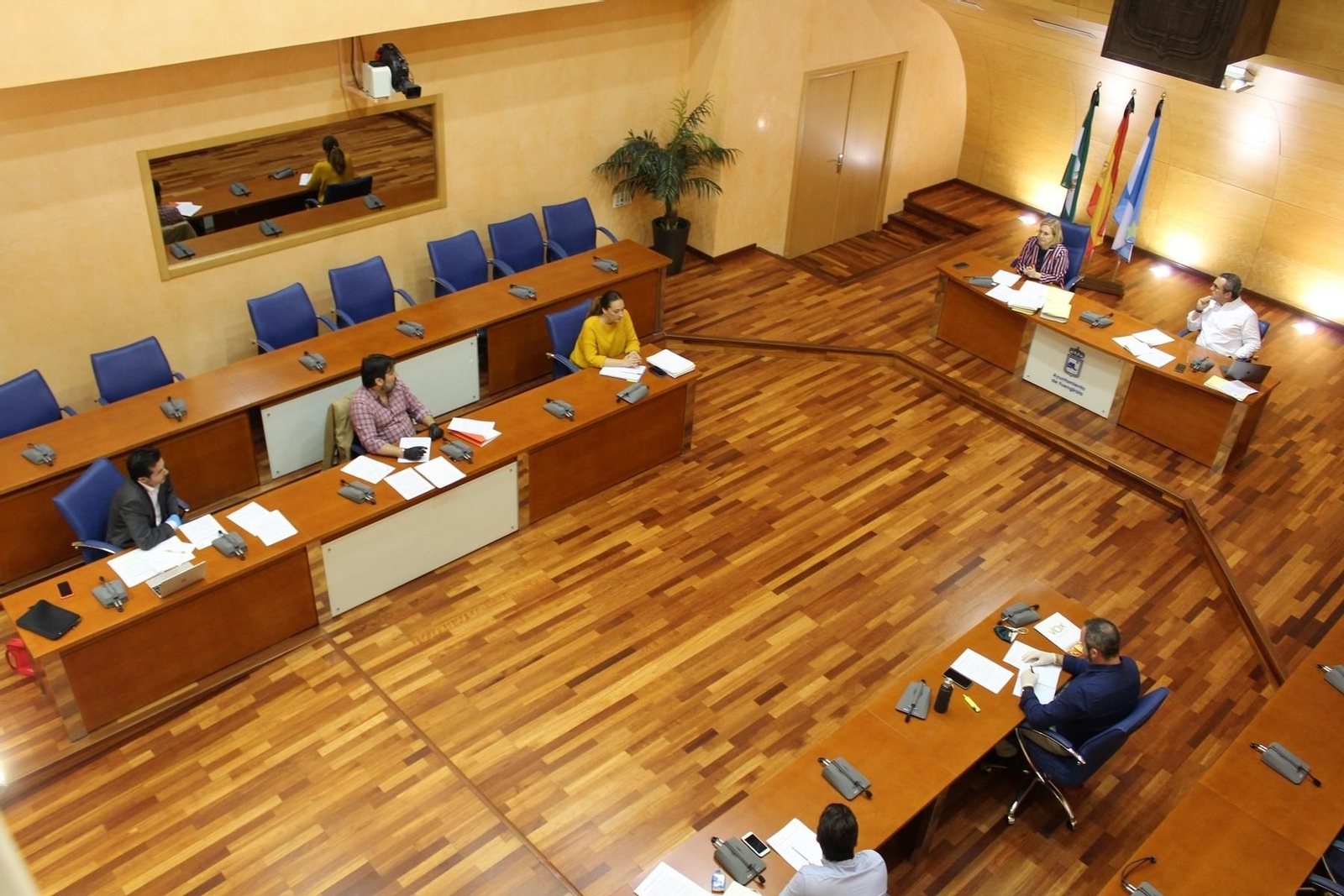 Reunión del Gobierno local y los portavoces municipales de Fuengirola.