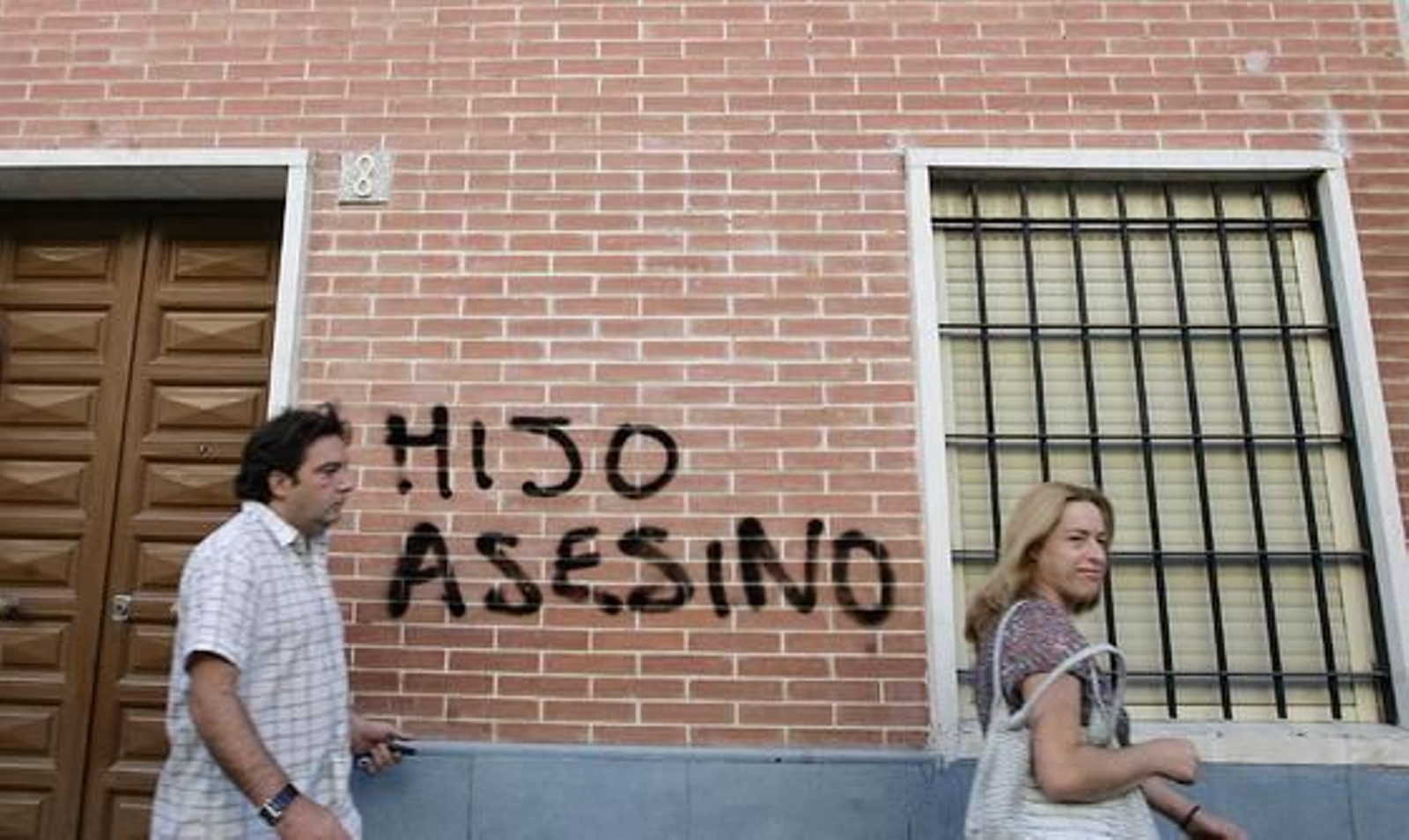 Pintada en contra de José Bretón.