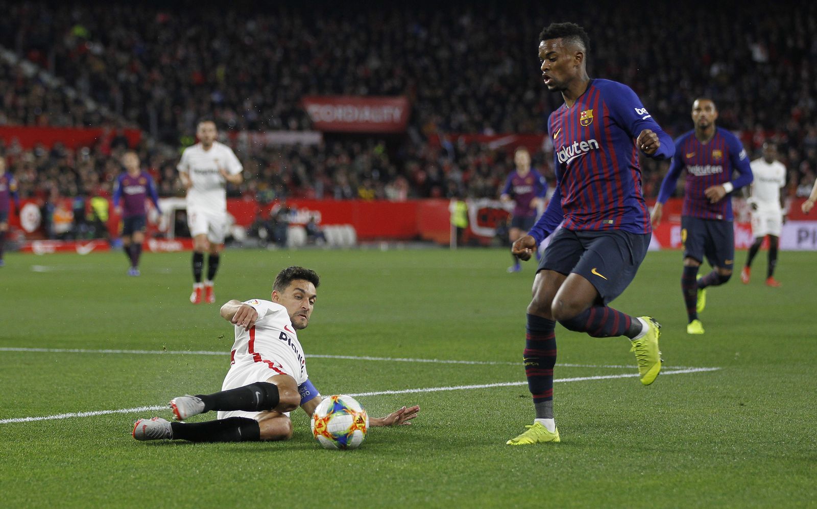 Las imágenes del Sevilla FC-Barcelona de Copa del Rey