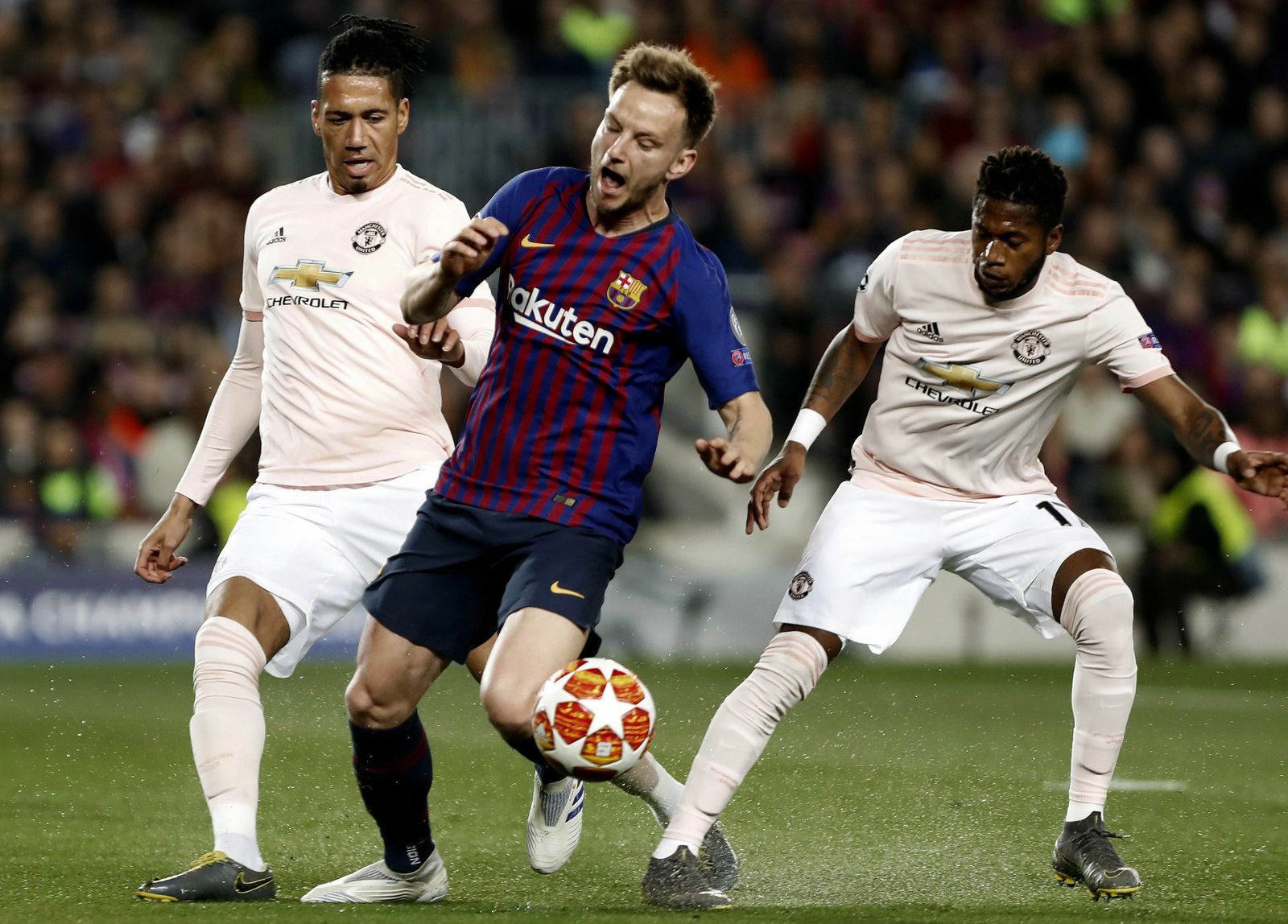 El Barcelona- Manchester United, en imágenes