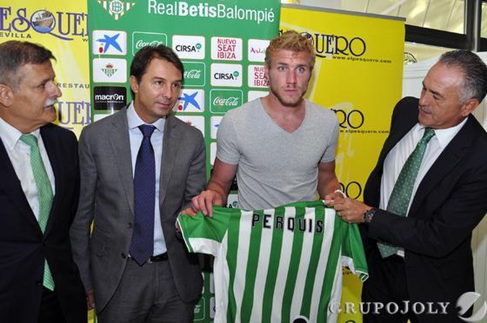 Perquis en su presentación. 

Foto: Manuel Gómez