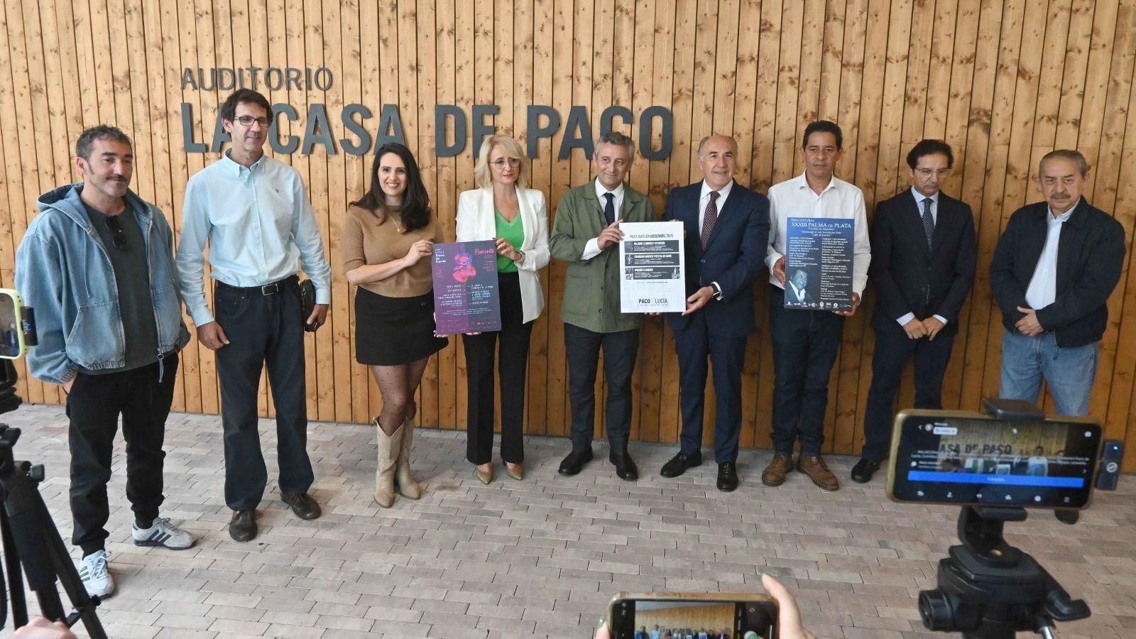 Presentación la programación cultural de noviembre en el centro de interpretación Paco de Lucía, este jueves.