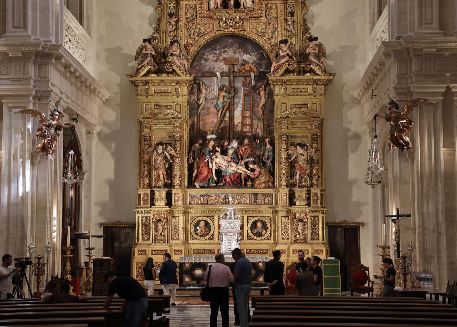 Restauración del retablo de la iglesia del Sagrario