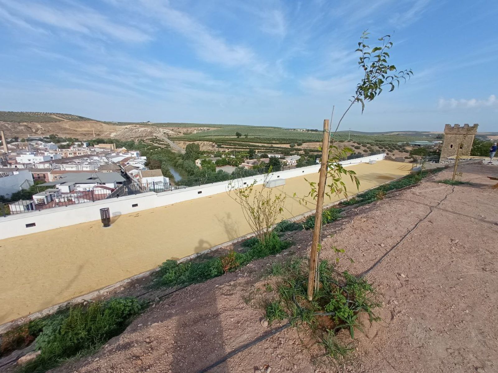 Vista de Puente Genil desde el Cerro de los Poetas.