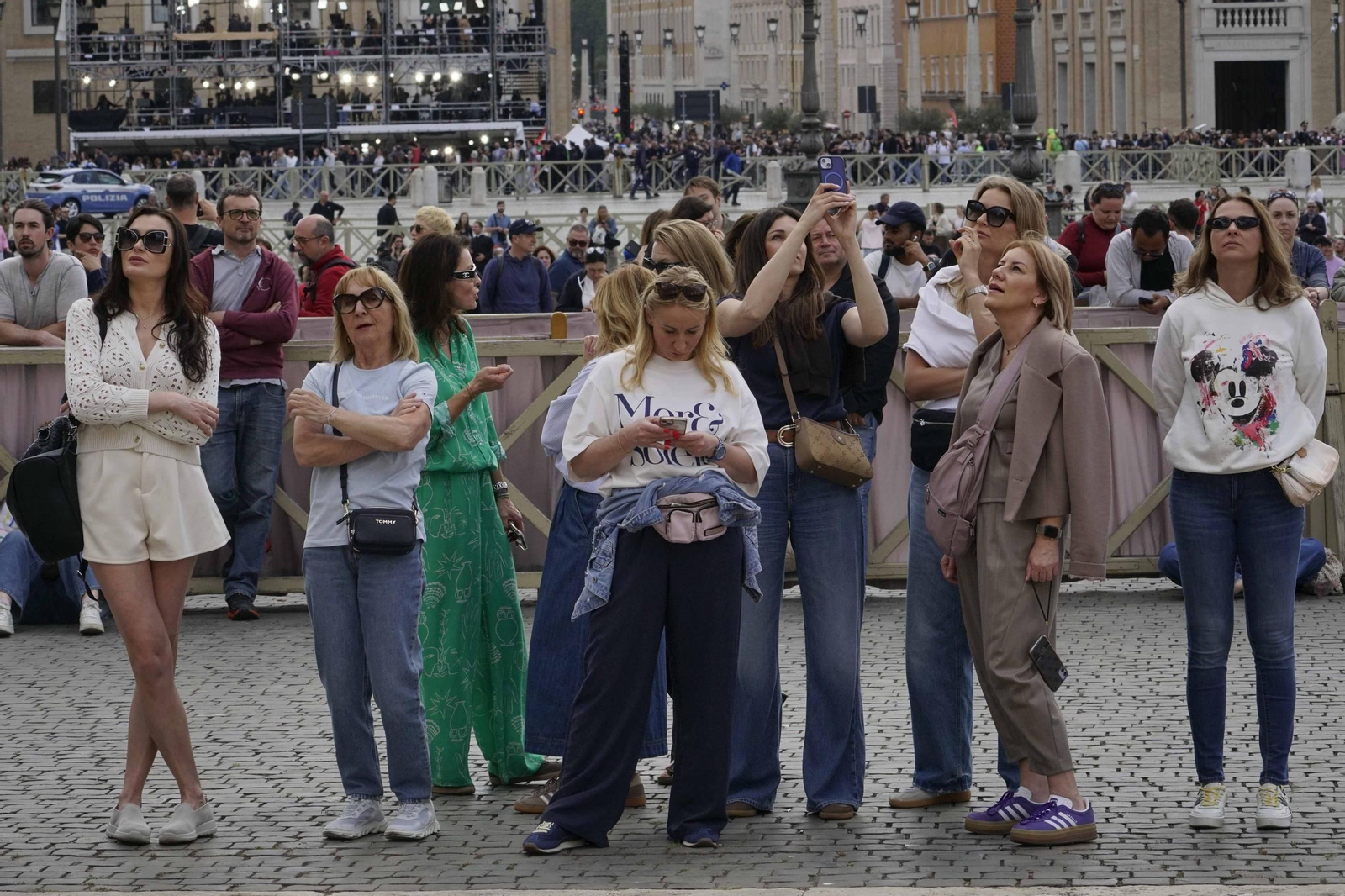 El ambiente del segundo día de Cónclave