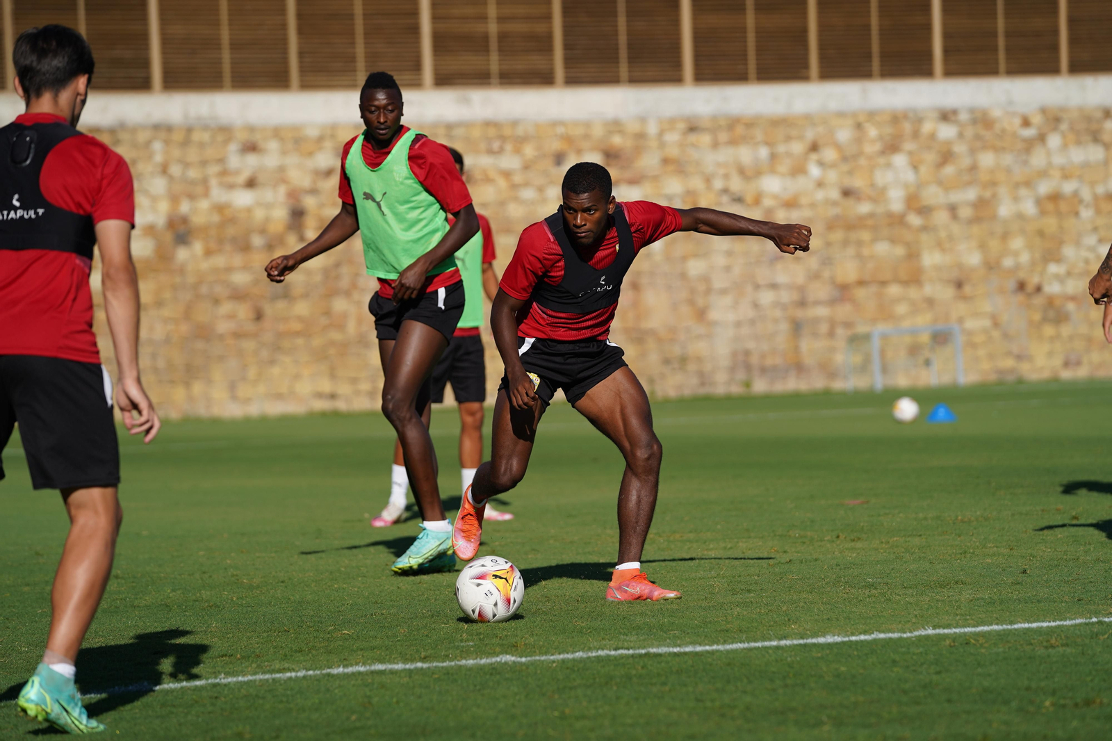 Entrenamiento del Almería, sábado 7