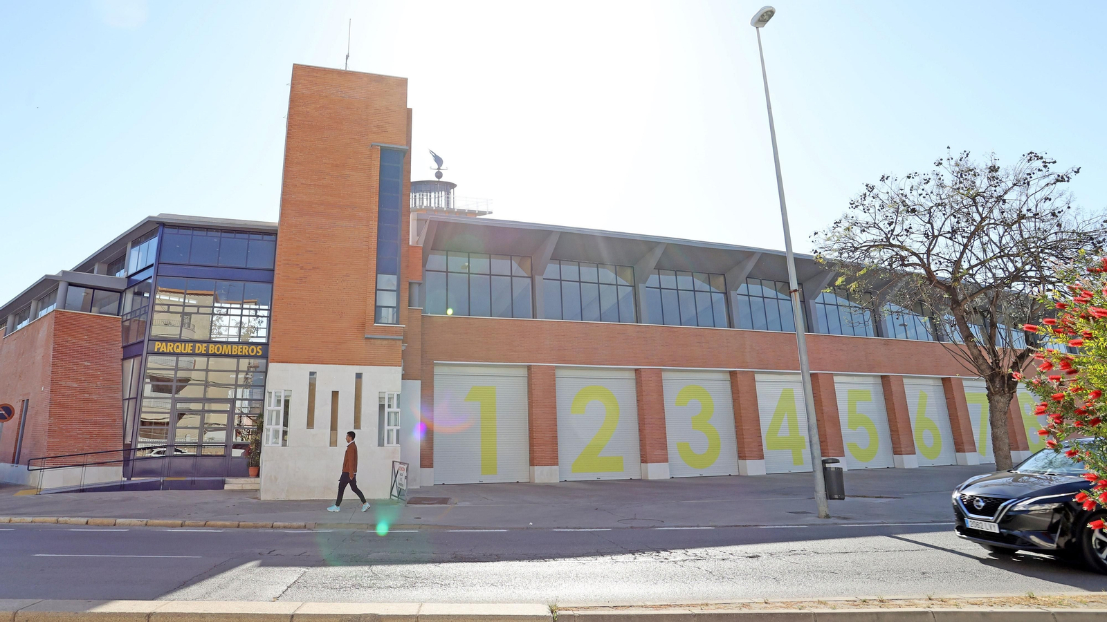 Una imagen del parque de bomberos de Jerez.