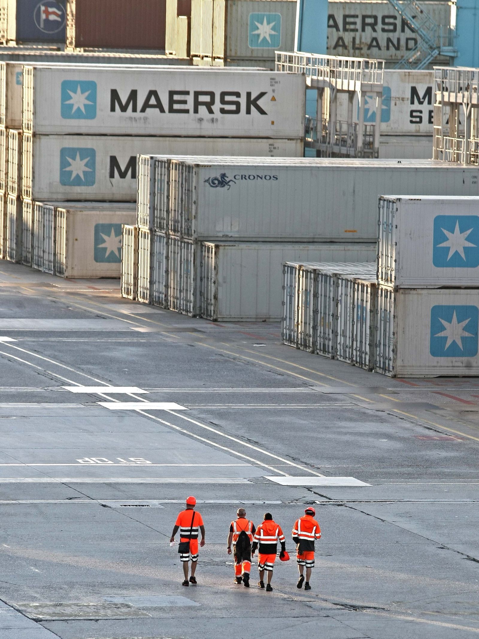 Trabajadores de la estiba, en imagen de archivo.