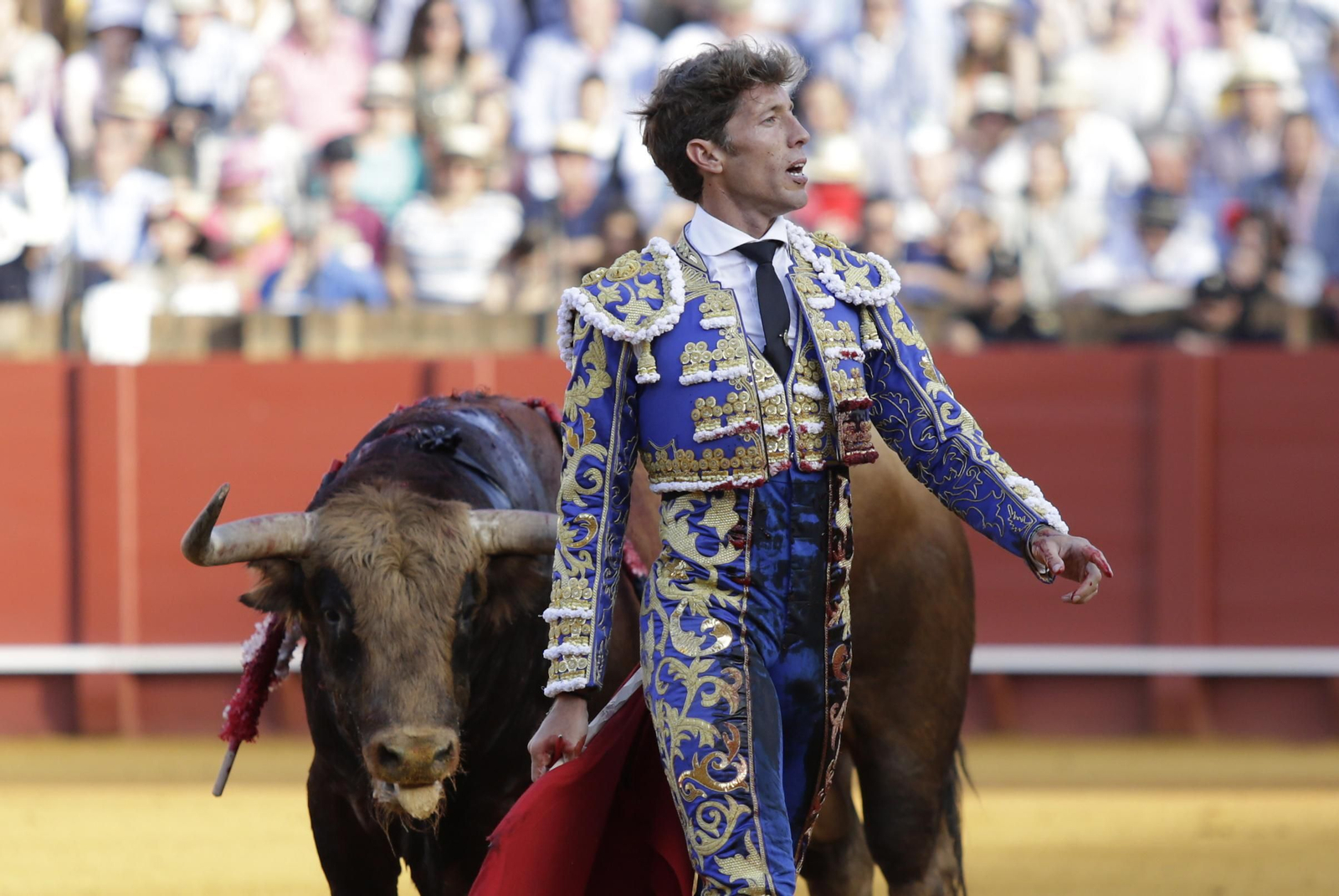 Manuel Escribano, quien triunfó en su reaparición en Moita.