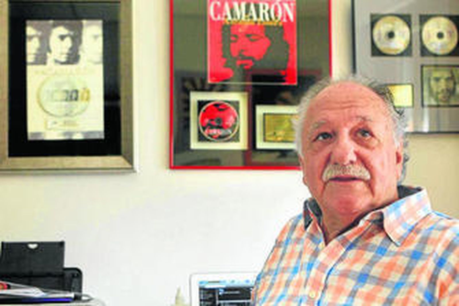 Imagen de archivo de Ricardo Pachón tomada en su estudio sevillano el pasado mes de junio.