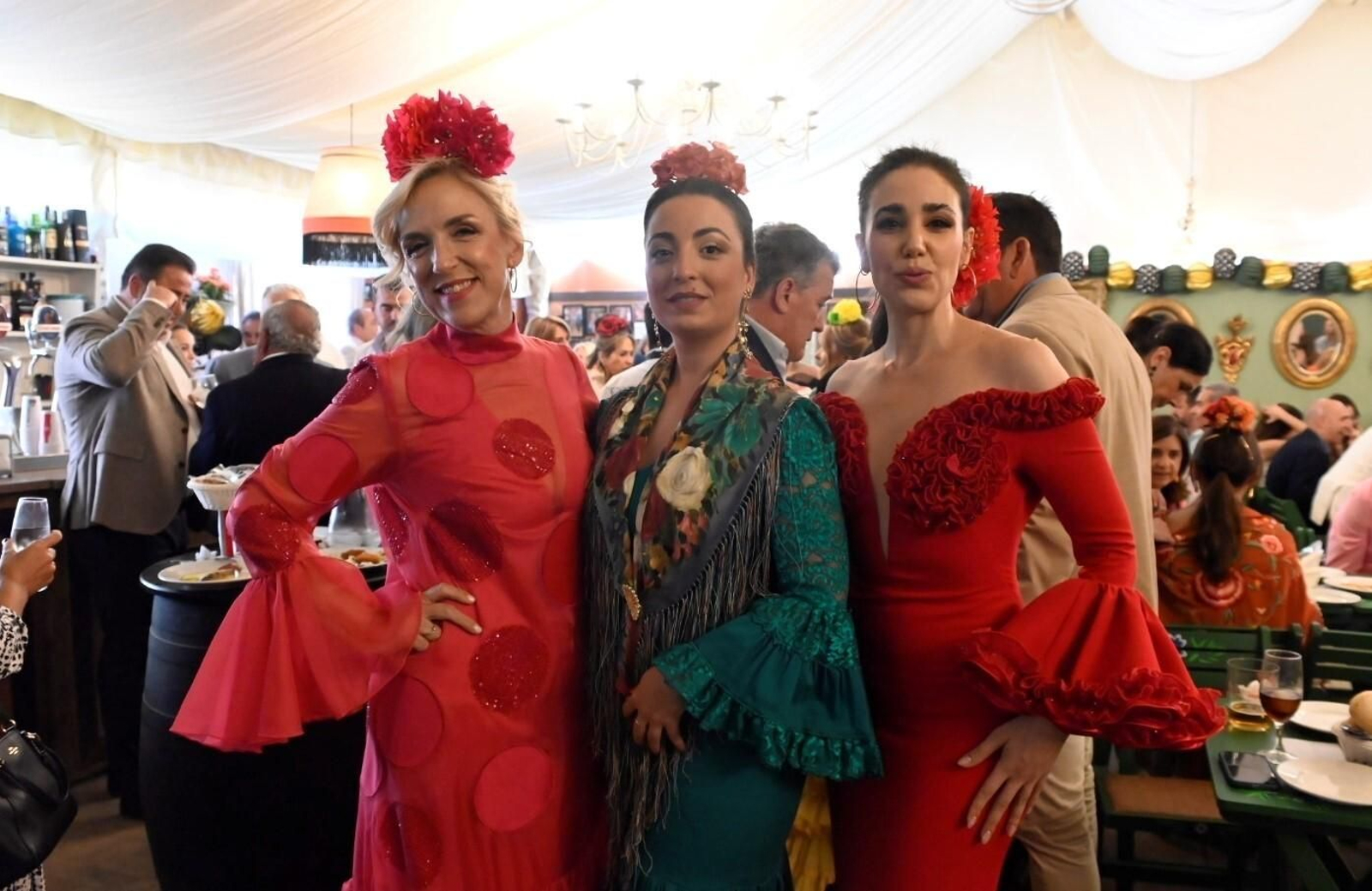 Las recepciones del martes de la Feria de Córdoba, en imágenes