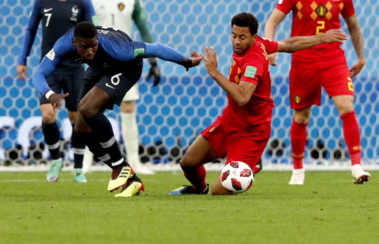 Las imágenes del Francia-Bélgica