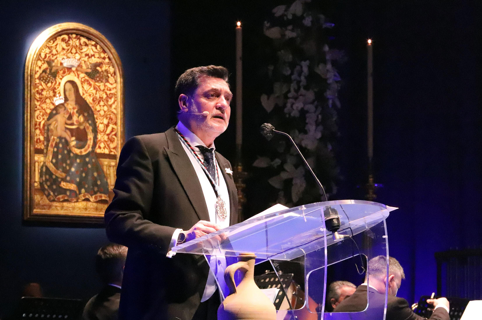 Imágenes del Pregón de la Semana Santa de Huelva 2021 de Eduardo Sugrañes