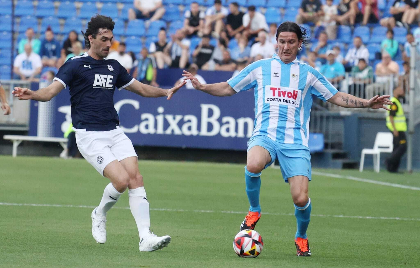 El Partido de Leyendas del Málaga CF, en imágenes
