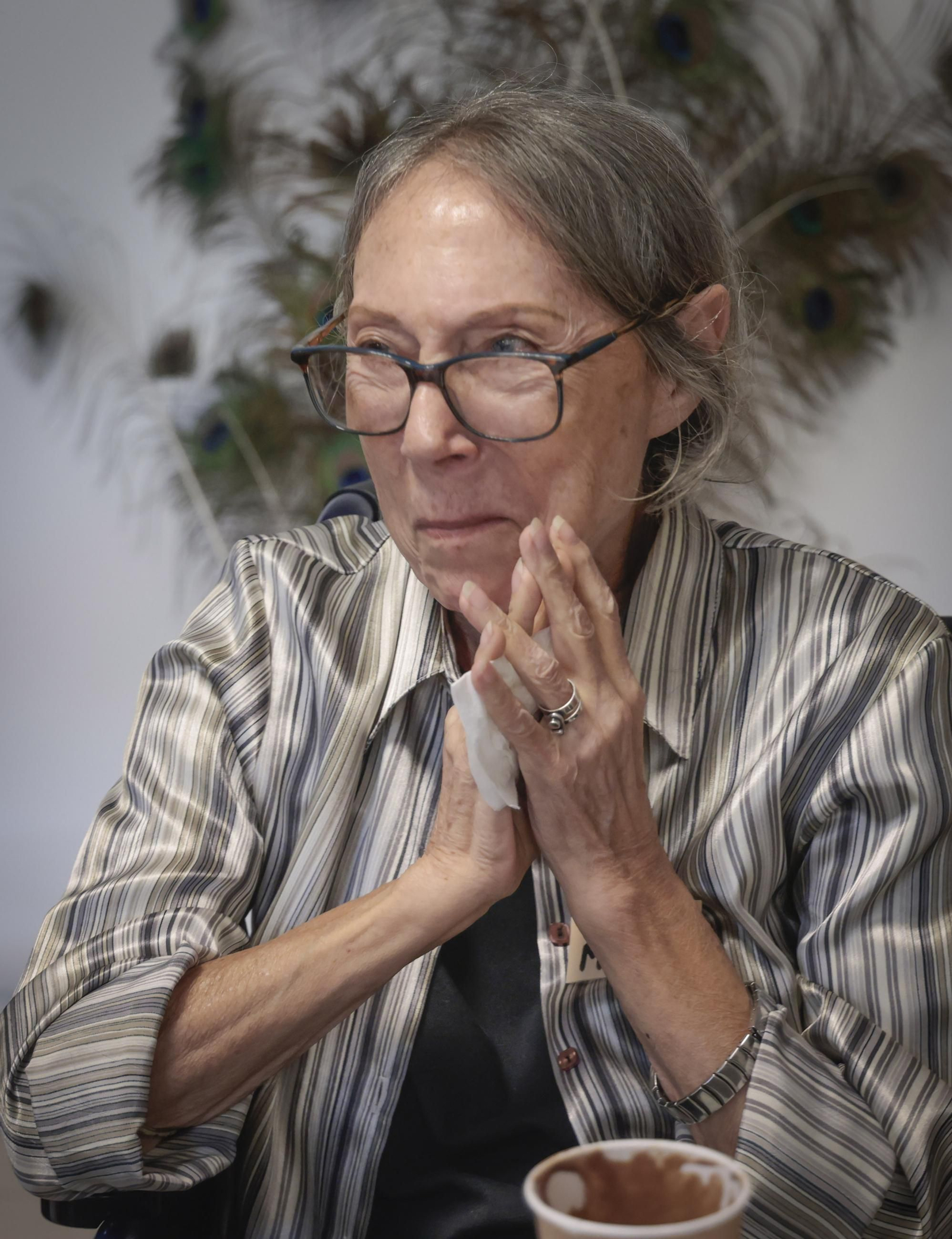 Carmen Martínez, Mensi, una de las residentes participantes en el encuentro.