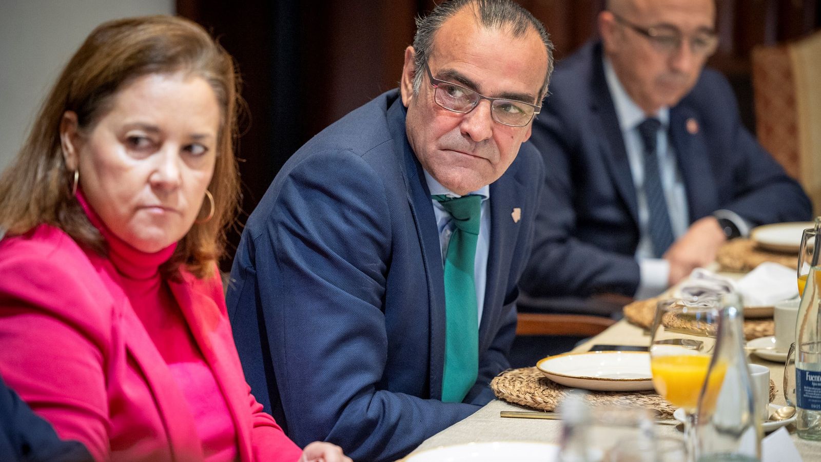 La decana del Colegio de Arquitectos y el presidente del Colegio de Administradores de Fincas.