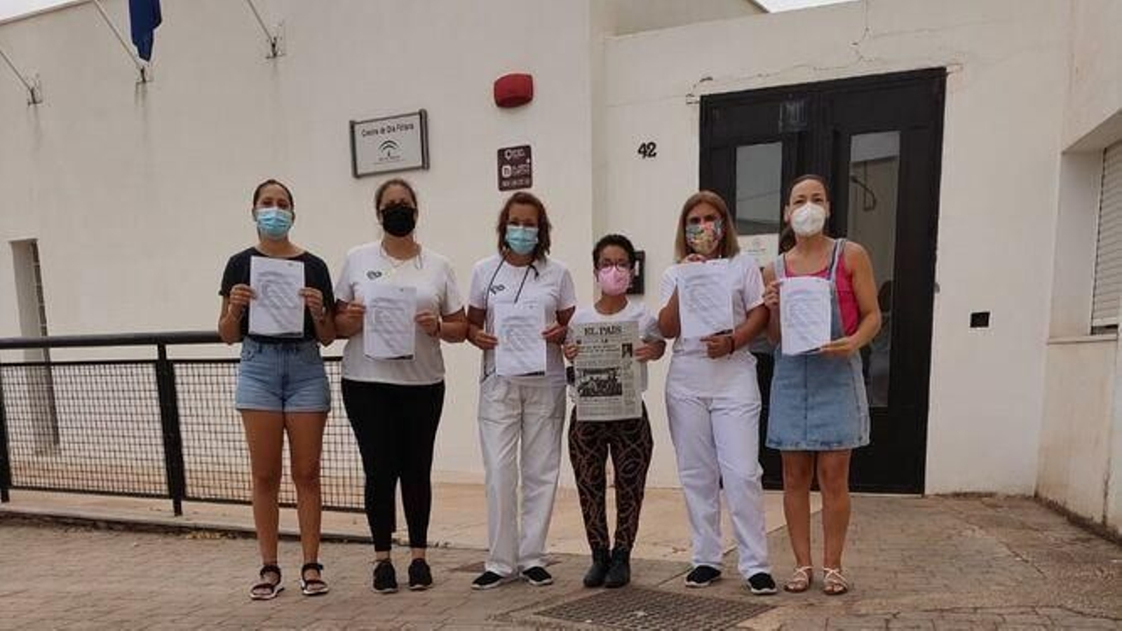 La seis trabajadoras de la residencia de Fiñana no pudieron trabajar desde el 1 de septiembre.