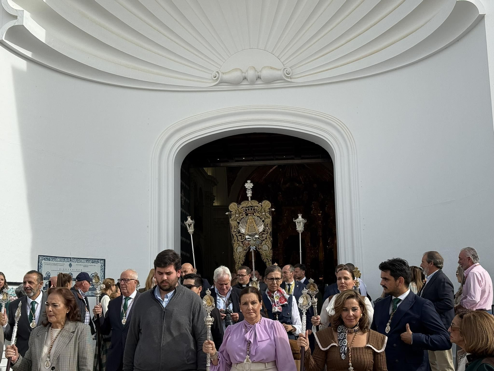 Las mejores imágenes de la peregrinación extraordinaria de Emigrantes a la aldea de El Rocío