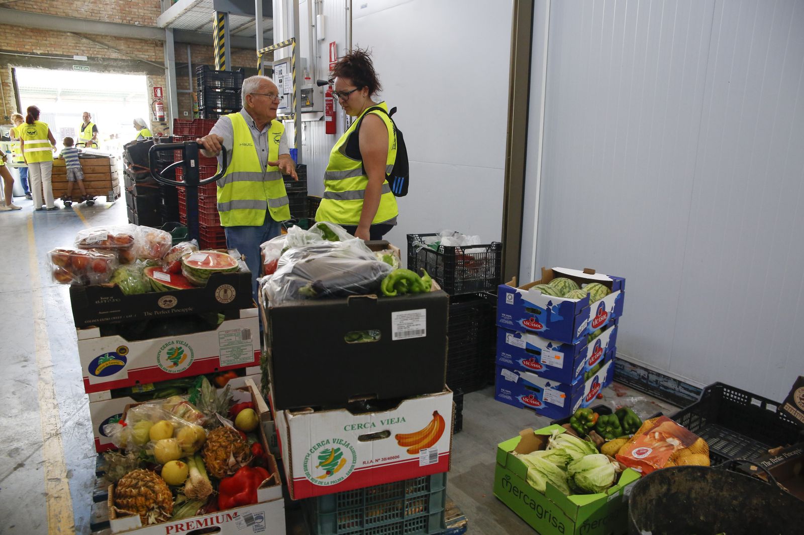 En Granada se recolectaron 540.000 kilos de comida durante la Gran Recogida de 2017.