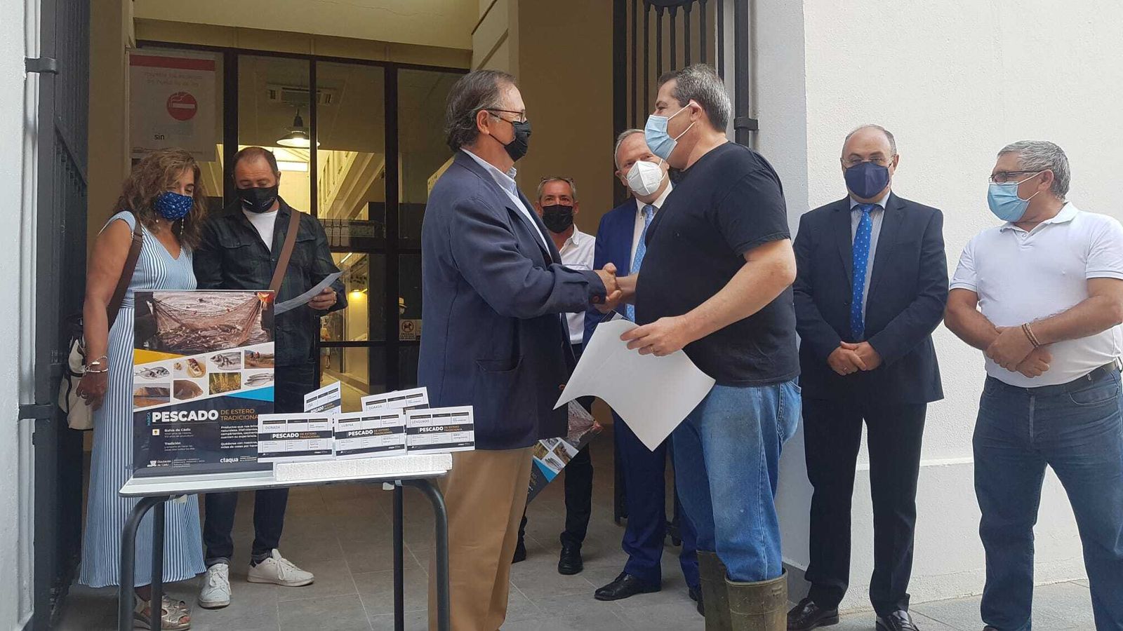 Presentación de la marca Pescado de Estero Tradicional en San Fernando.