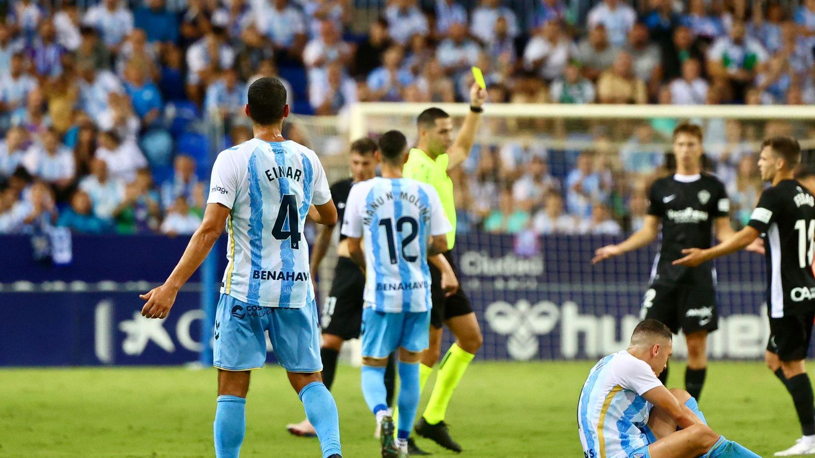 El Málaga CF - Elche, en fotos