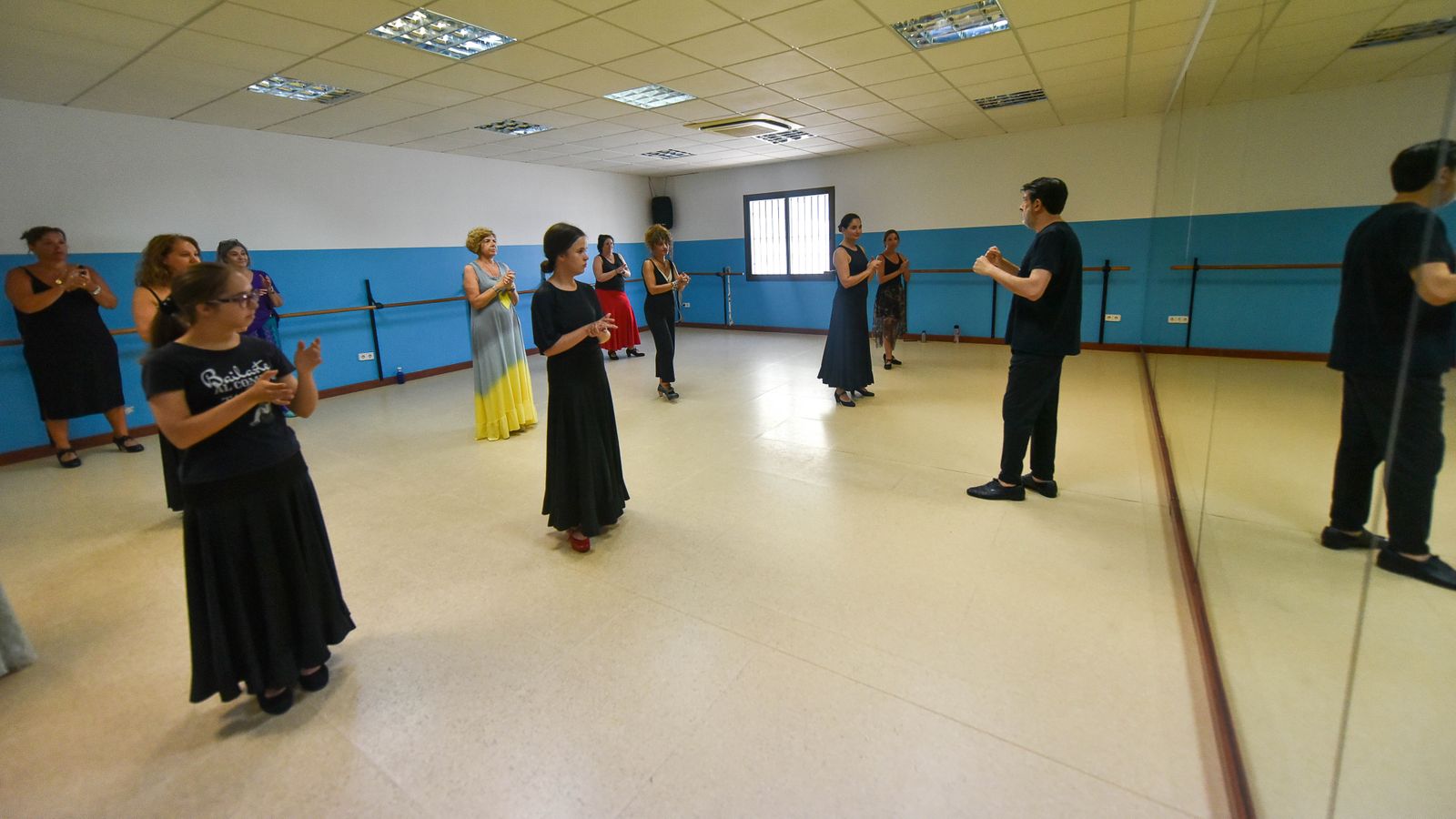 La masterclass de baile impartida por José el Pañero, en imágenes