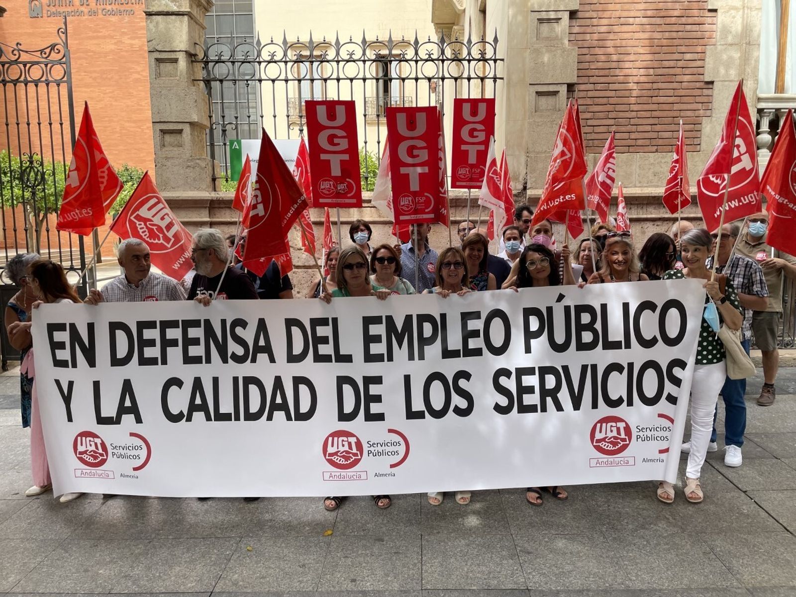 UGT se concentra para pedir un proceso de estabilización justo en el sector público