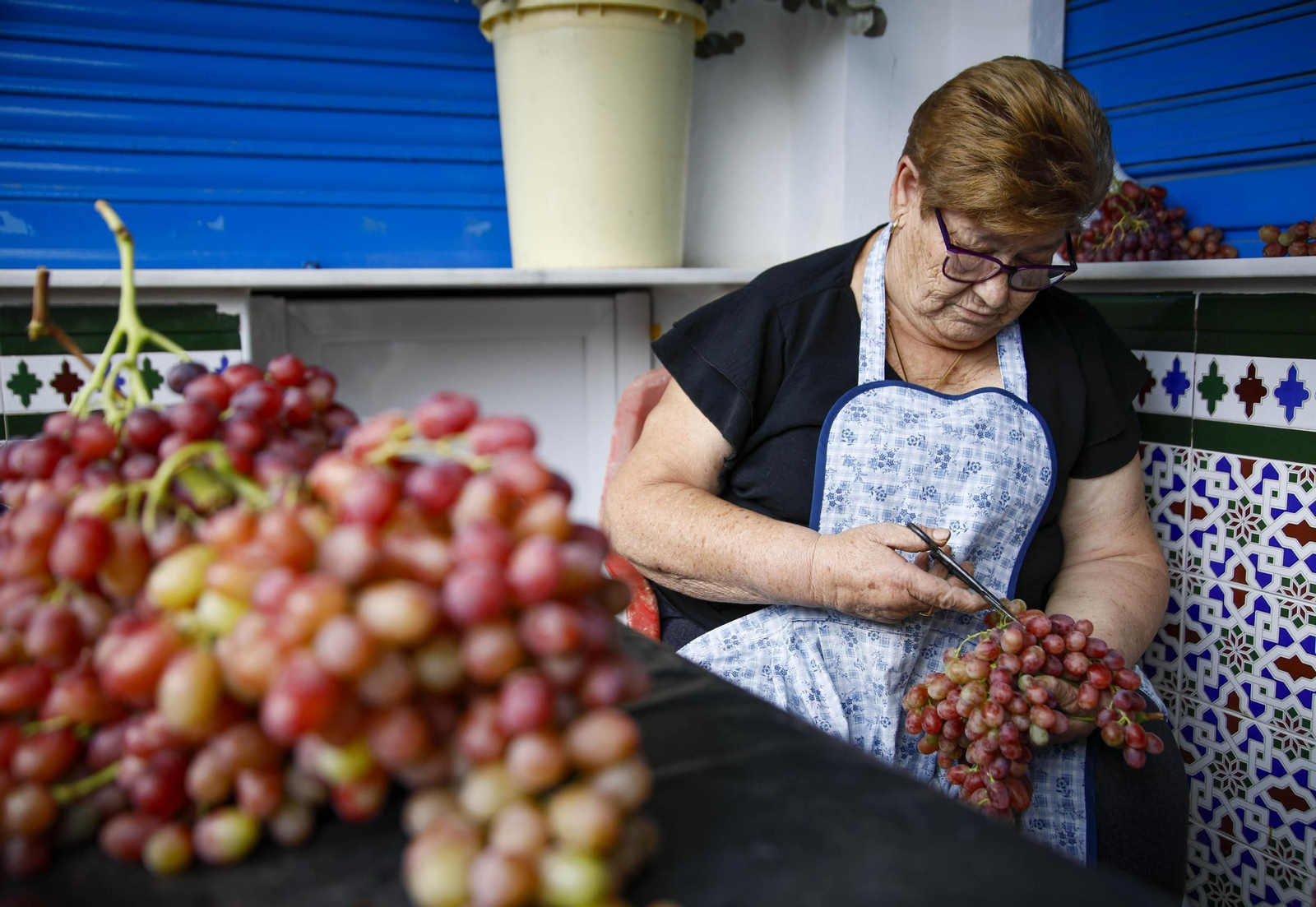 La tradicional faena de la uva de Canjayar, en imágenes