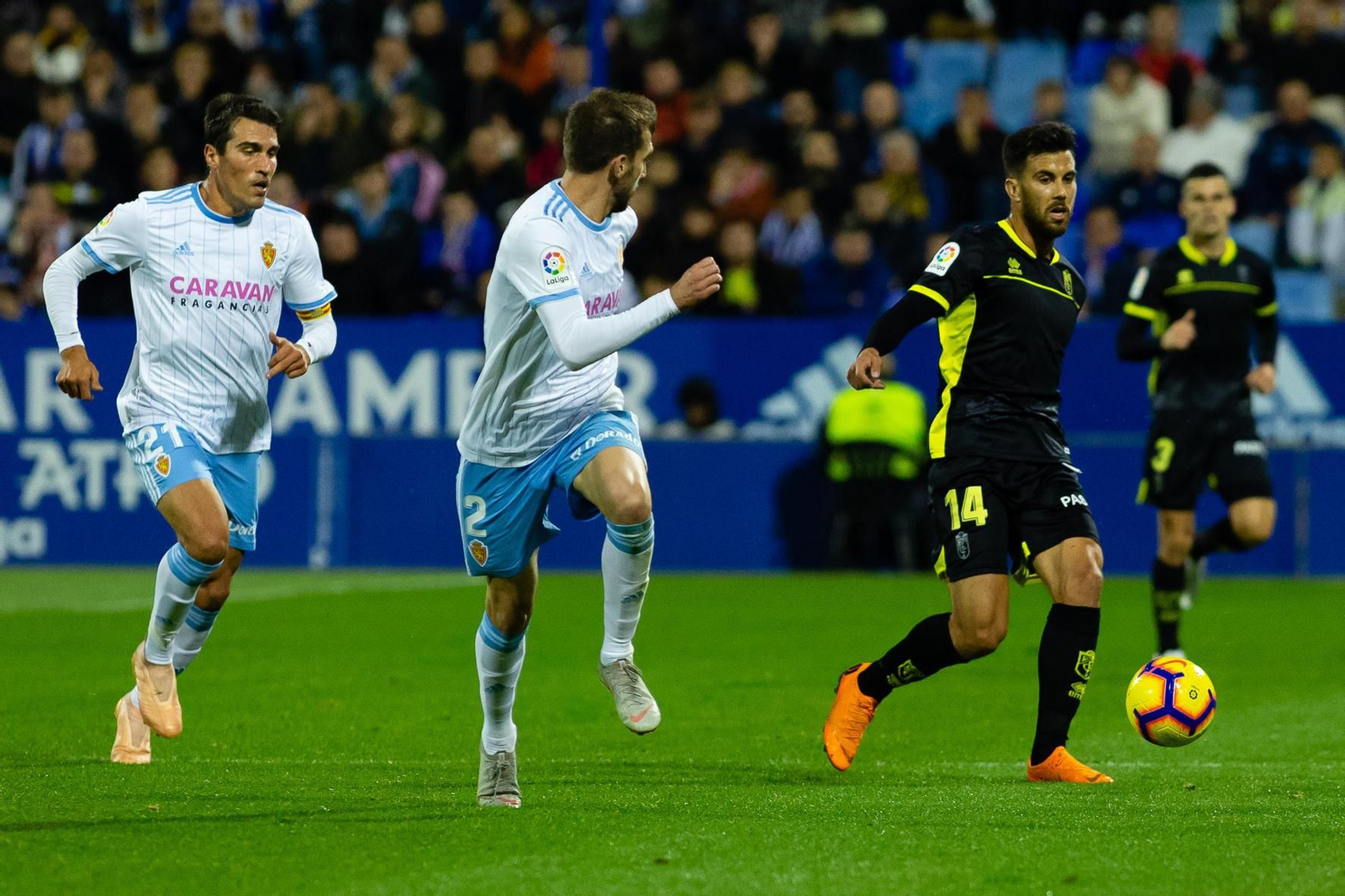 El Zaragoza-Granada CF, en imágenes