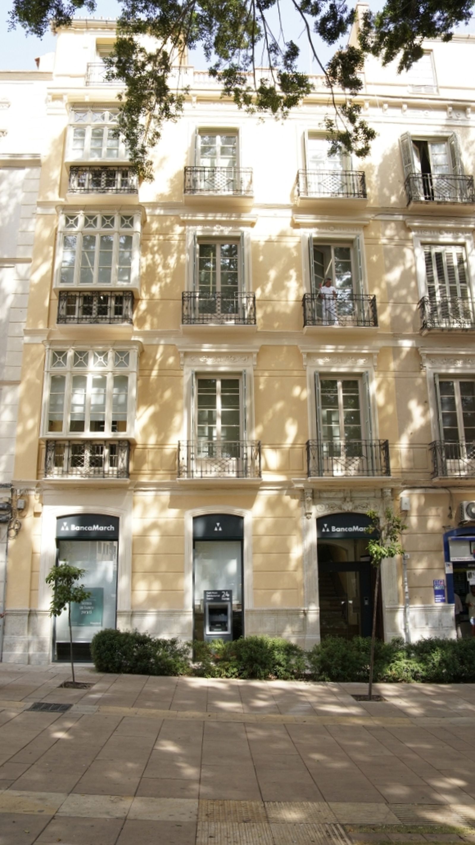 Centro de Negocio de Banca March en el número 40 de la calle Alameda Principal, Málaga.
