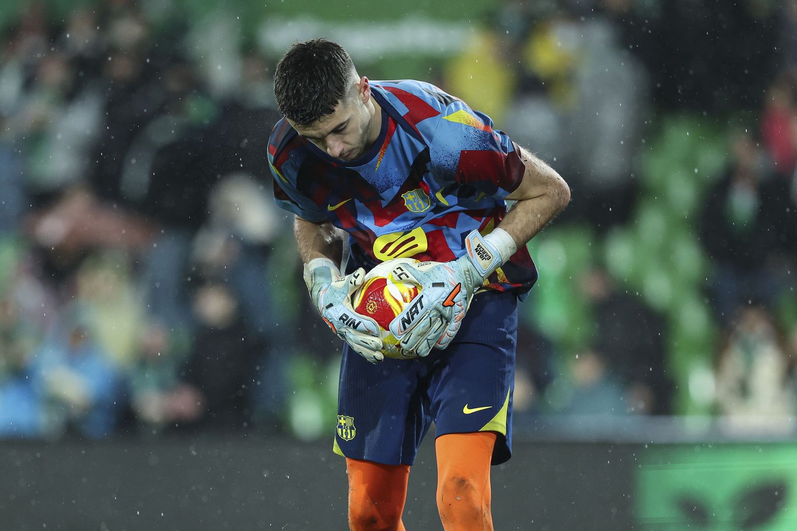 Las fotos del Racing-Barcelona de Copa