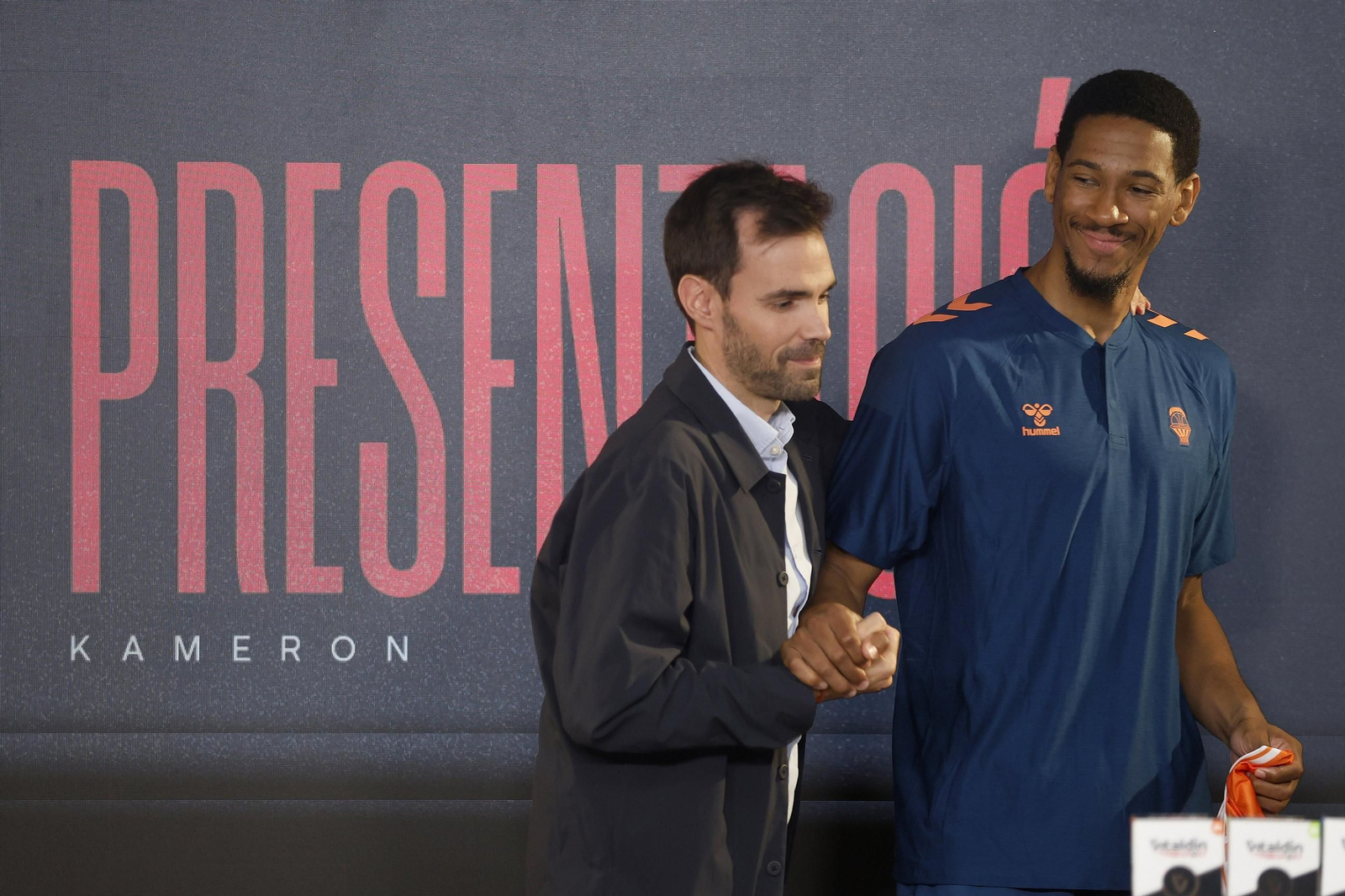 Kameron Taylor, en su presentación.