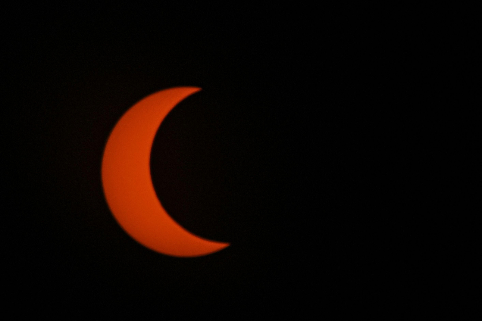 Eclipse solar parcial. Eclipse solar parcial.