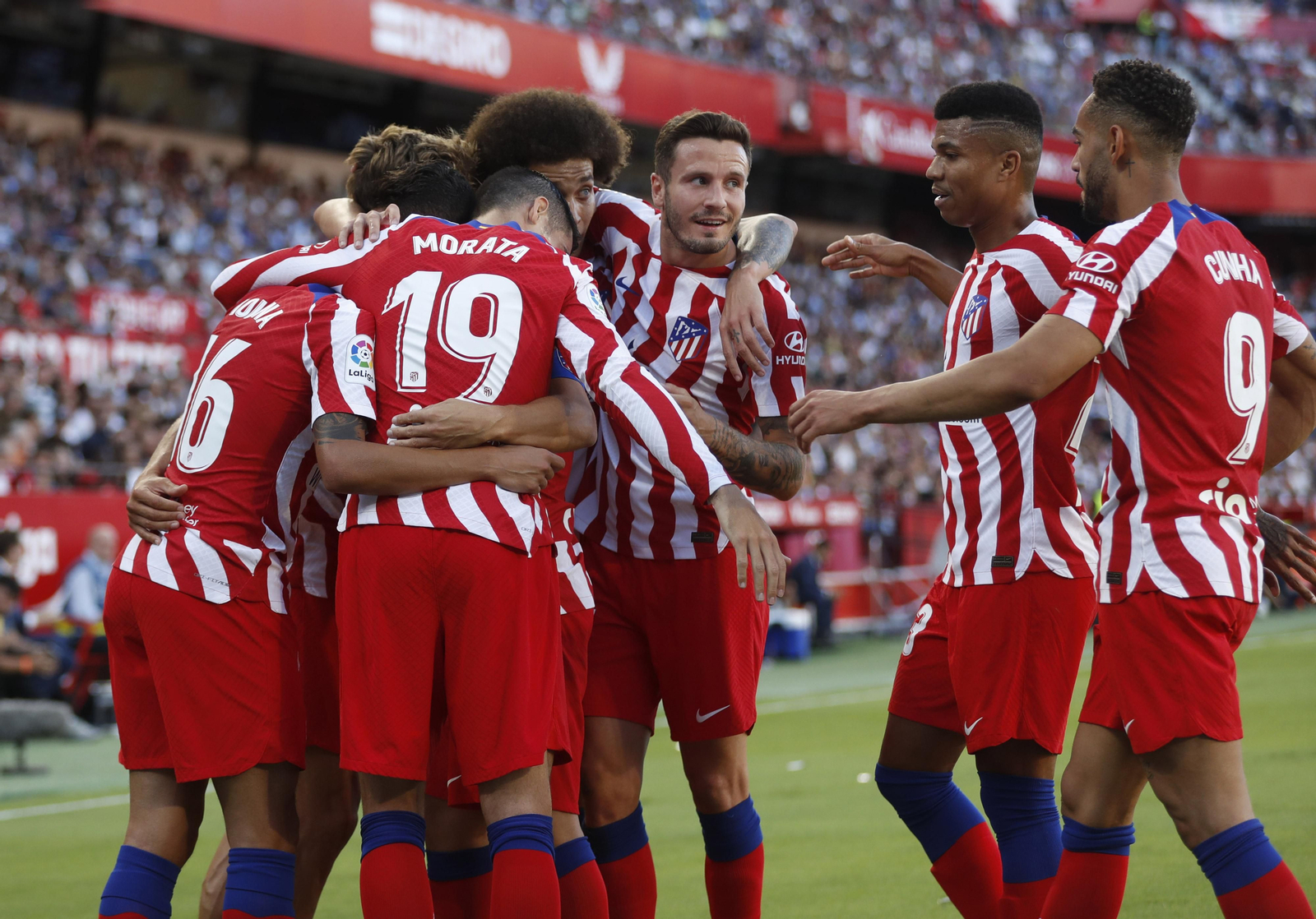 Las imágenes del Sevilla fc-Atlético de Madrid