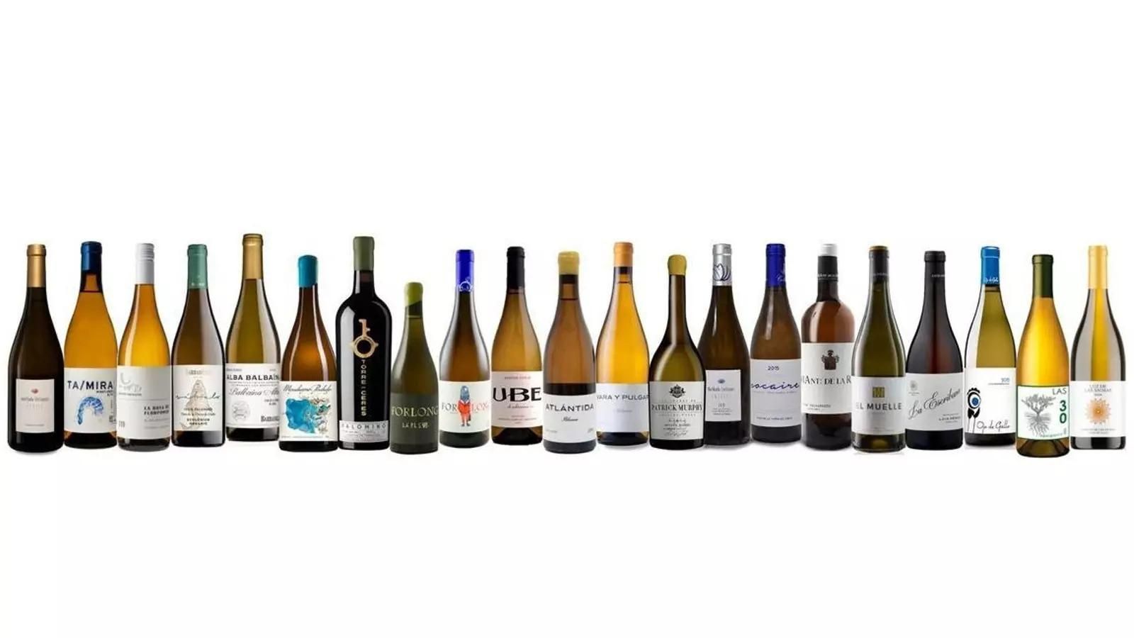 Algunas de las referencias de los nuevos vinos blancos del Marco de Jerez que se comercializan en el mercado.