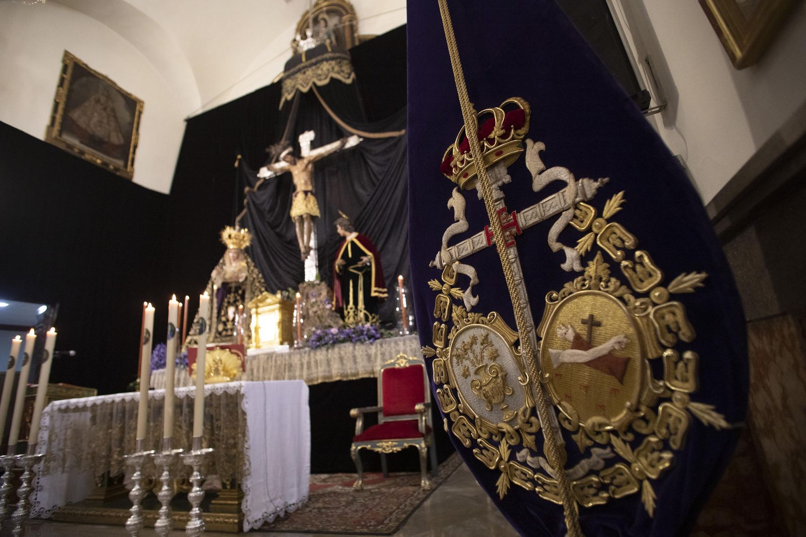 Imágenes de la cofradía de San Agustín este Lunes Santo