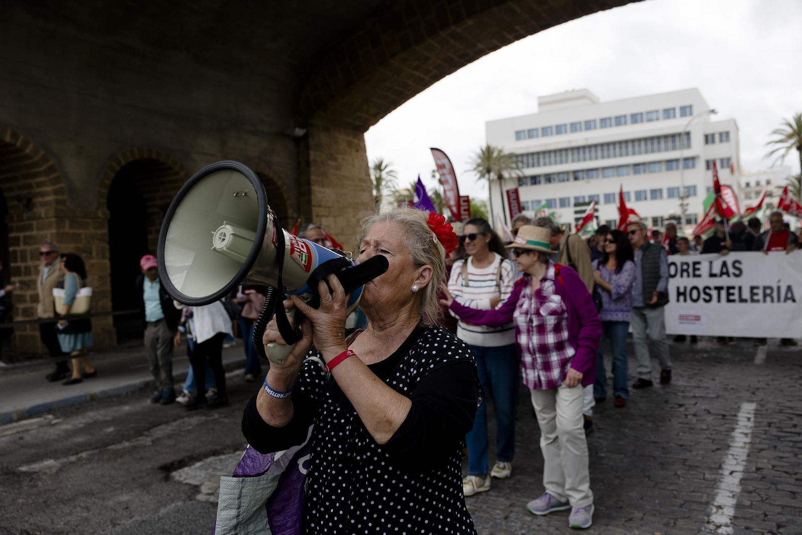 Imágenes de la manifestación del 1 de Mayo en Cádiz