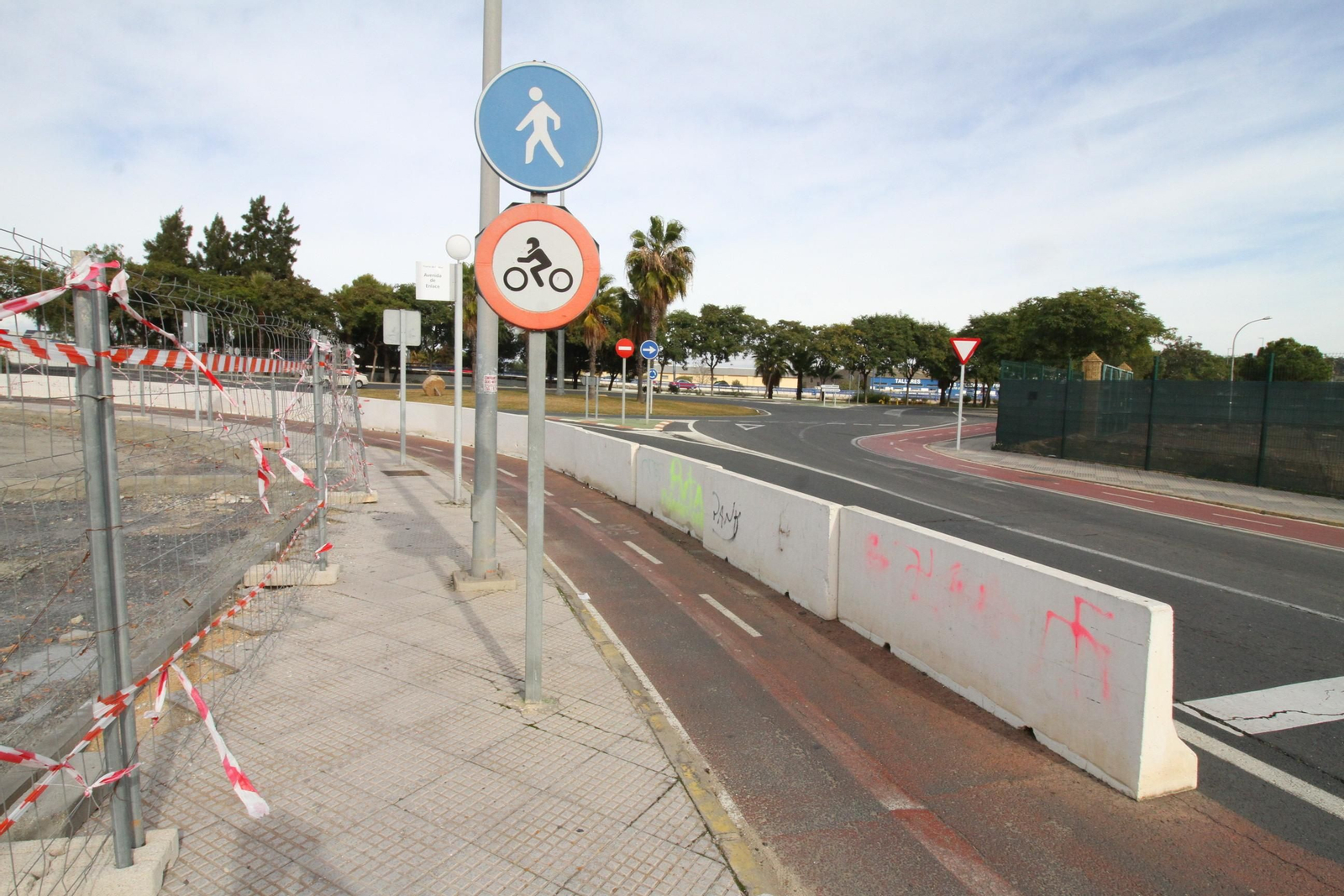Imágenes del mal estado del puente Sifón.