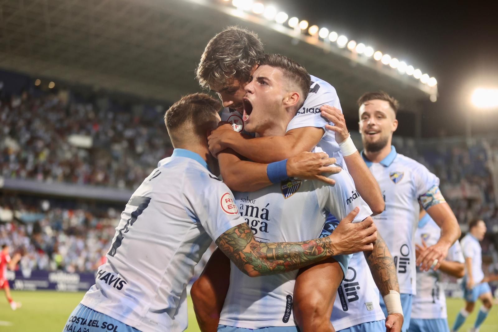 El Málaga CF-Atlético de Madrid B, en fotos