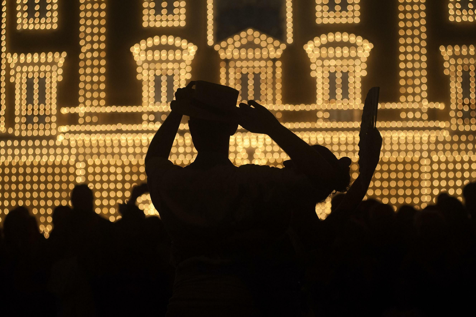 Alumbrado de El Real de la Feria de Málaga
