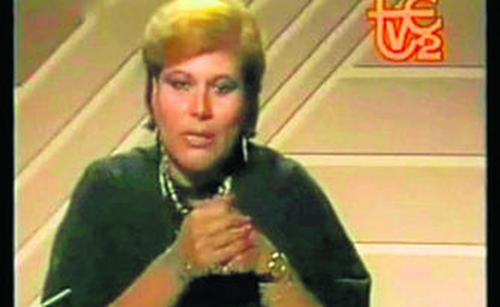 La periodista Marisa Naranjo presentaba los informativos de La 2 de TVE.
