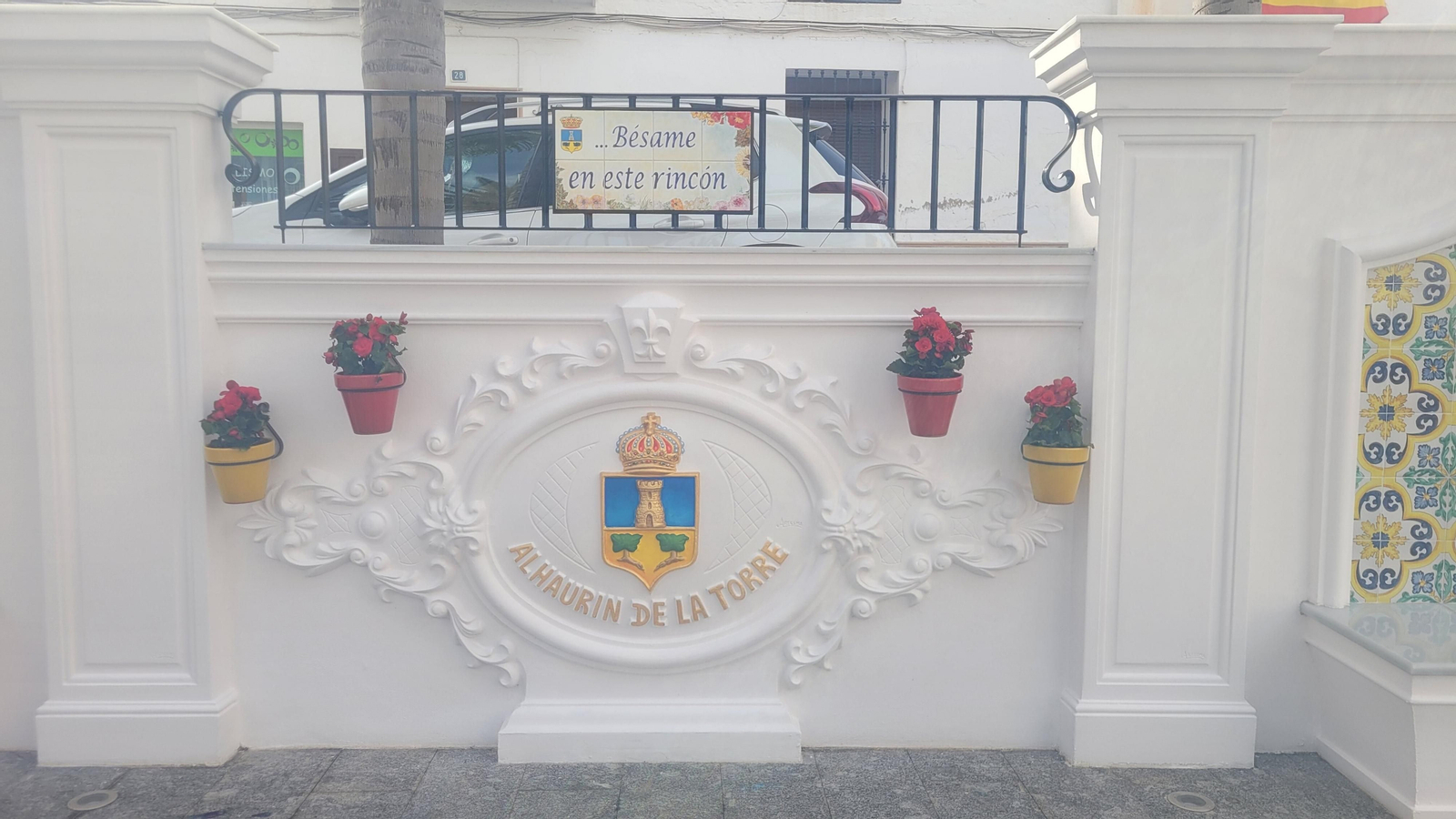 El rincón del beso, en Alhaurín de la Torre.