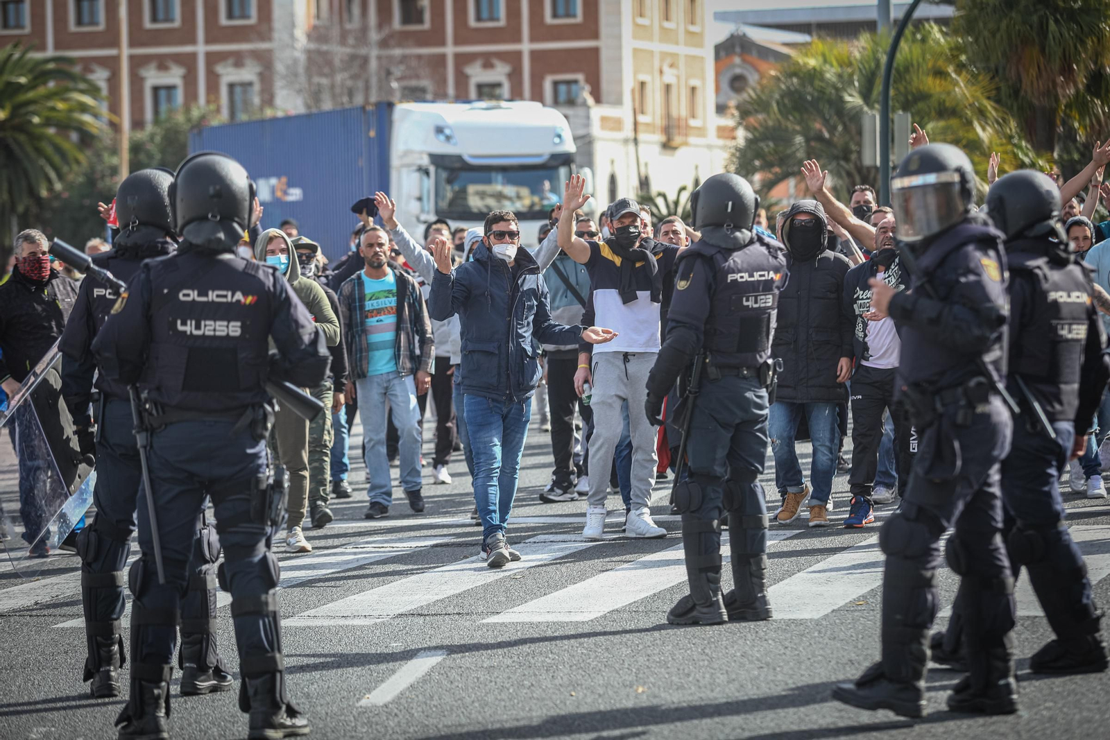 Las imágenes de la tercera jornada de la huelga del metal en Cádiz