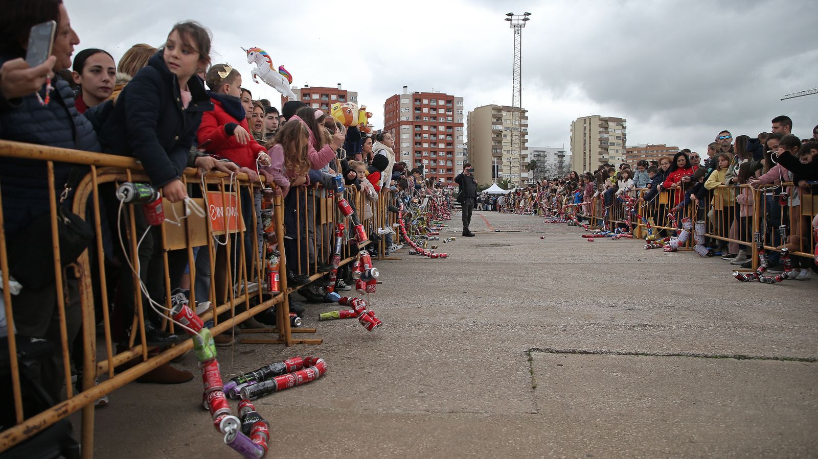 Fotos del arrastre de latas en Algeciras