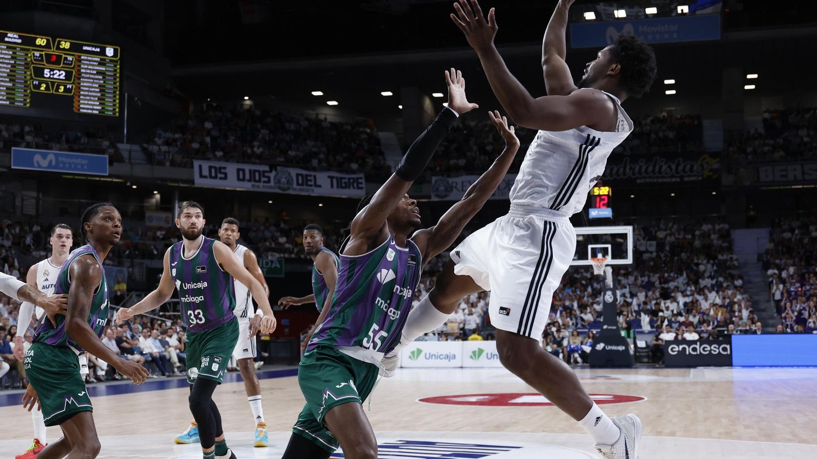 El Real Madrid-Unicaja, en fotos