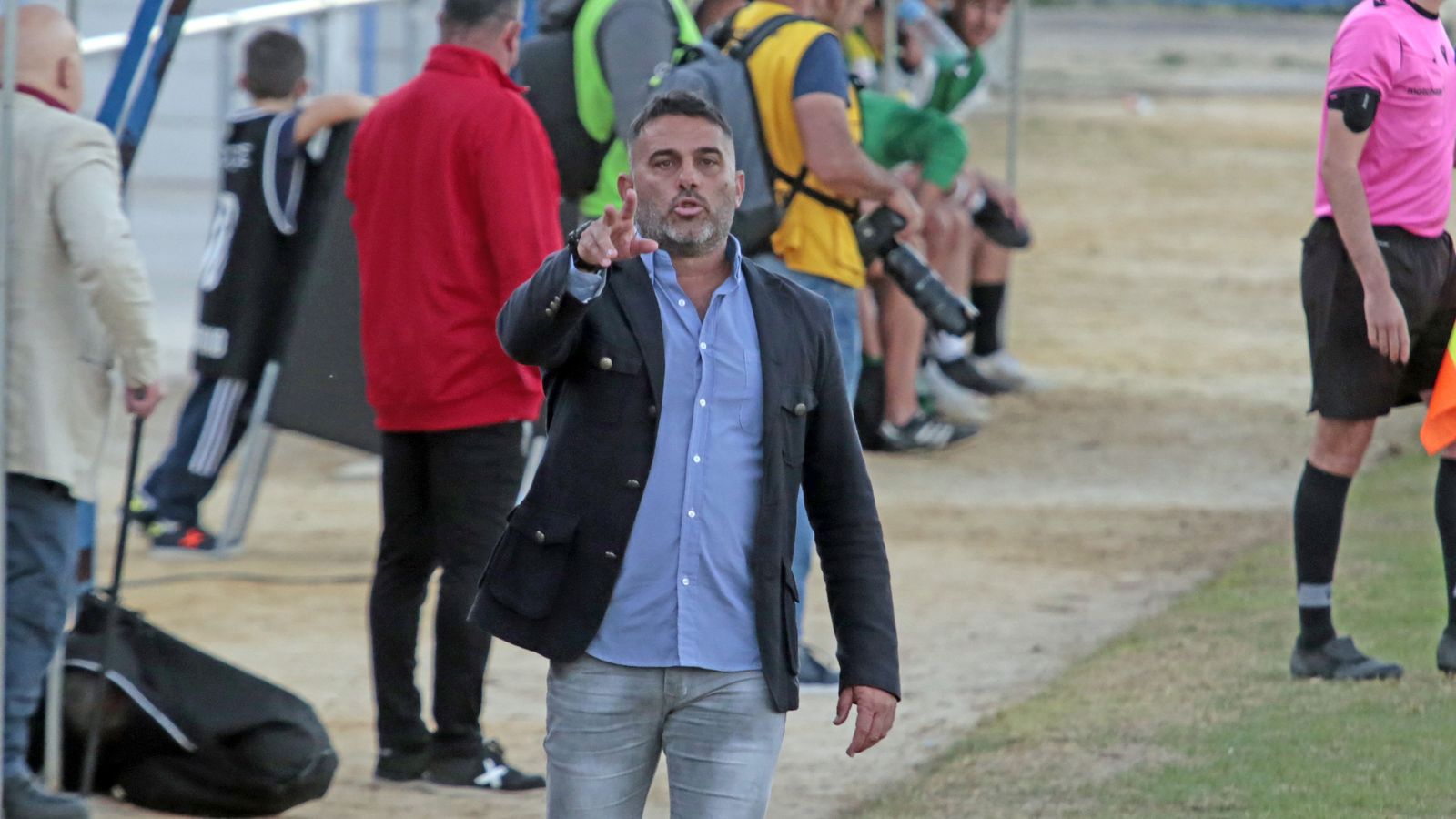 Imágenes del Xerez CD y el CD Rota en el Pedro S. Garrido