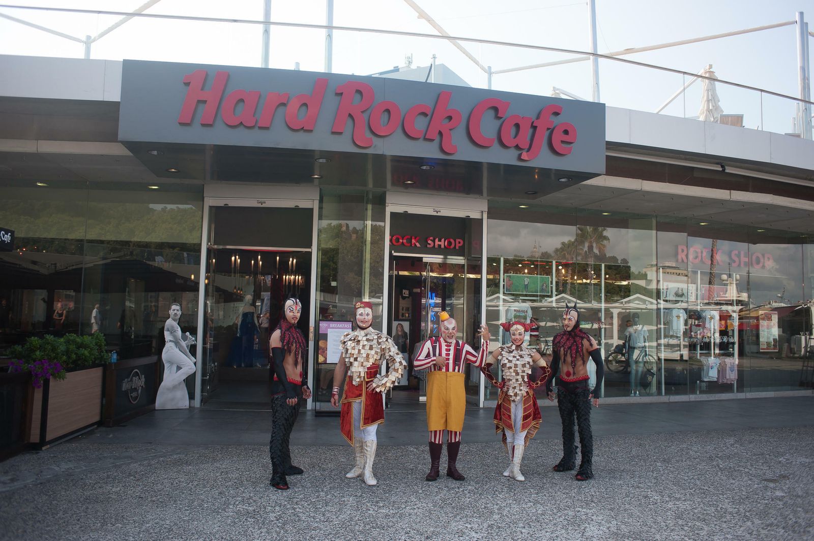Presentación del espectáculo 'Kooza' del Circo del Sol en Málaga