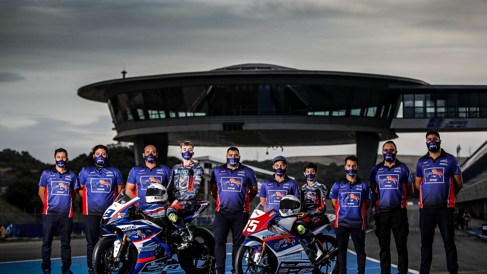 El GM Fuel VRC Team, en el Circuito de Jerez.