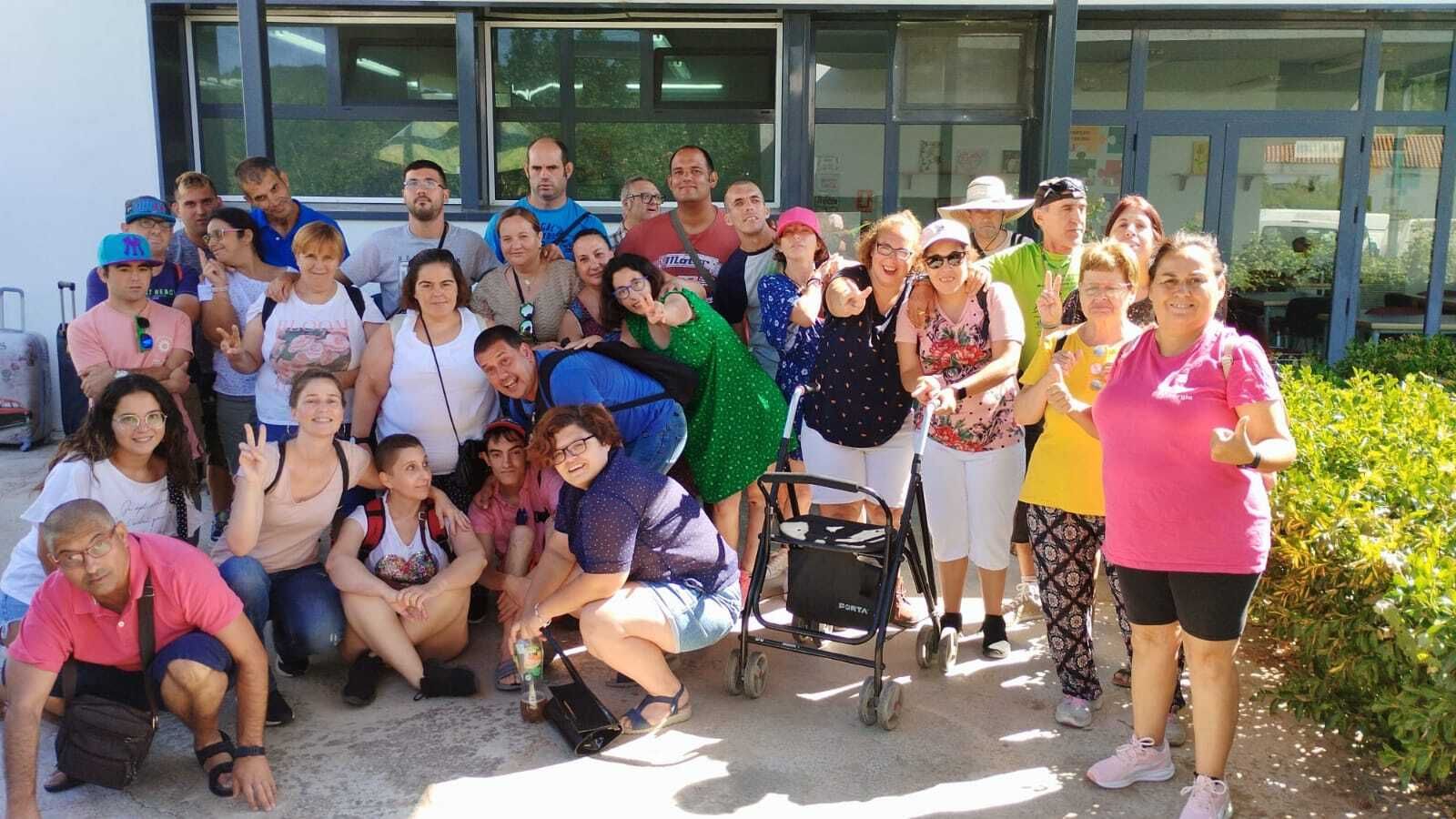 Algunas de las personas que participan en ‘Vacaciones para todos’ .