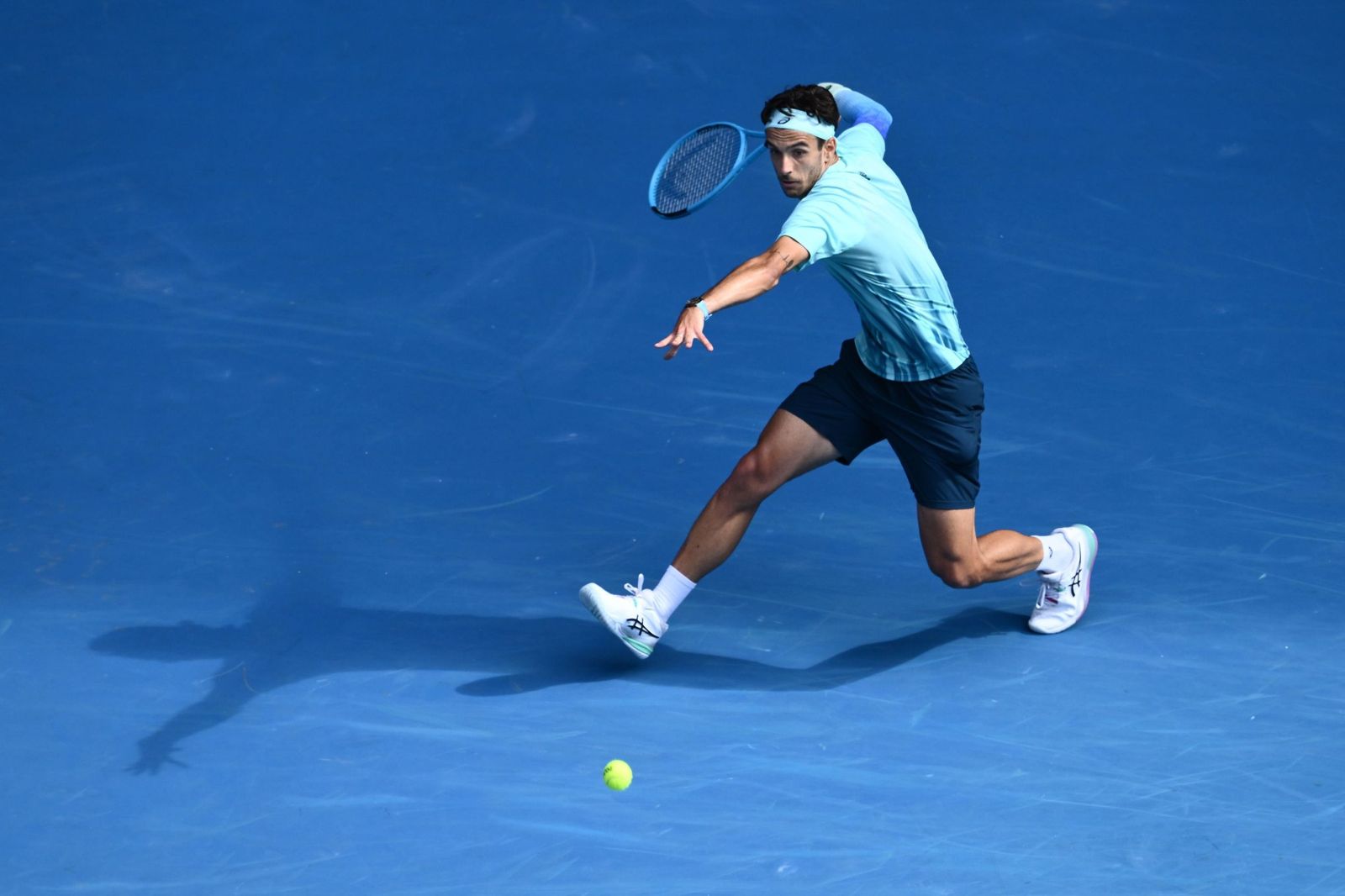 Las fotos de la retirada de Musetti ante Djokovic y del resto de cuartos de final